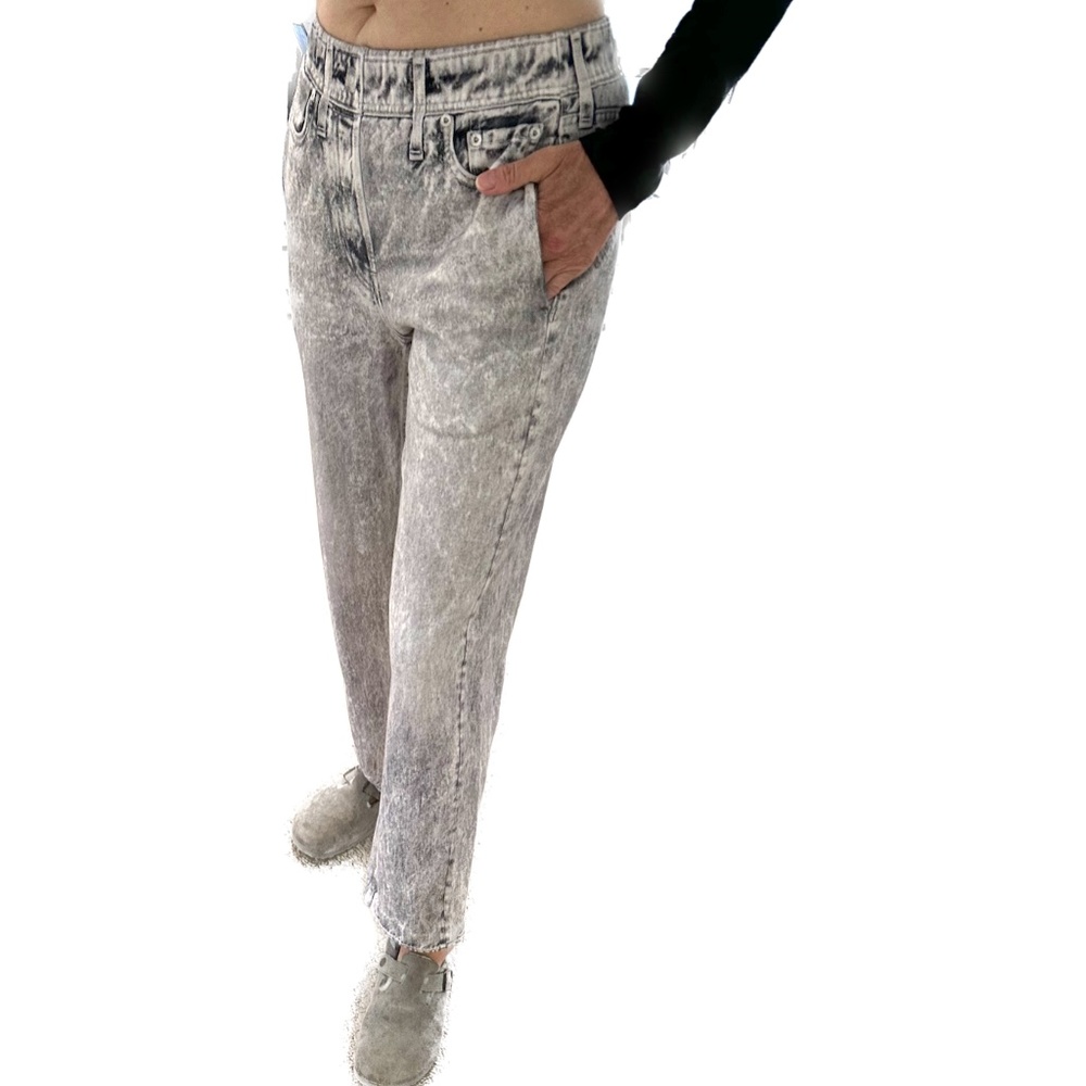 Rag & Bone Miramar Joggers in Acid Grey, S, Released hem